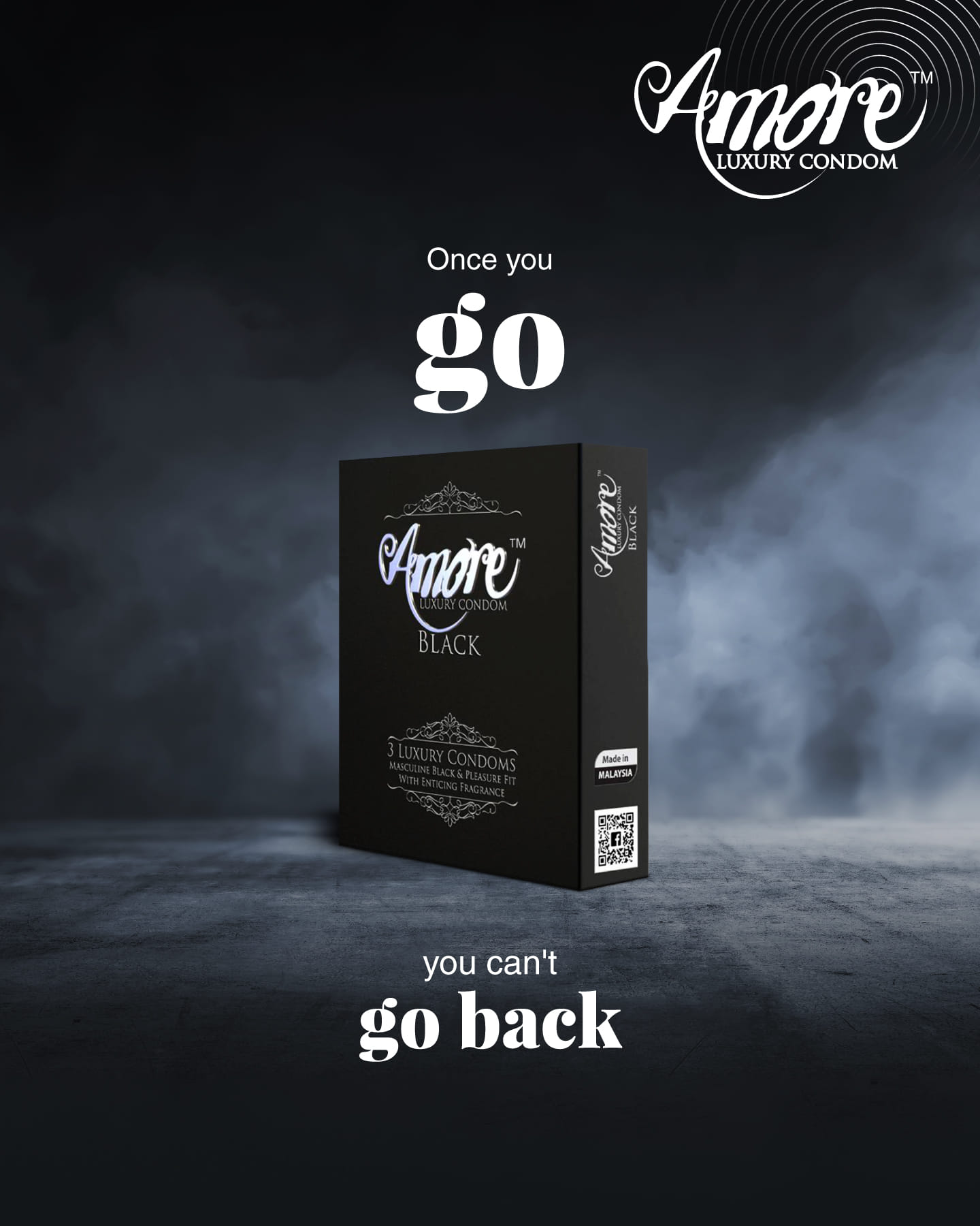 Picture of Amore Black Condoms, 2's Combo Pack (3x2=6pcs)