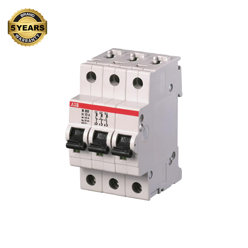 Picture of ABB Circuit Breaker Heavy Duty- MCB-Triple Pole 10 A( Made In Germany)