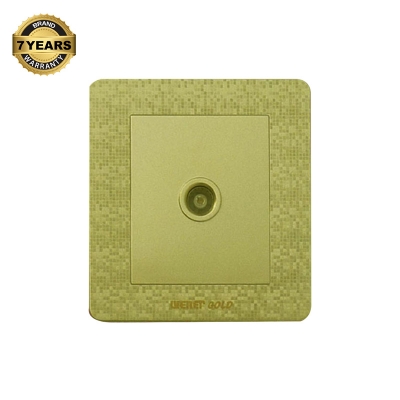 Picture of Exclusive  Wener Gold TV  Socket-(3 Years Repless Warranty)