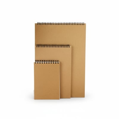 Picture of Black Sketch Book  (Spiral) Good Quality For Drawing Painting Size A5, A4, A3