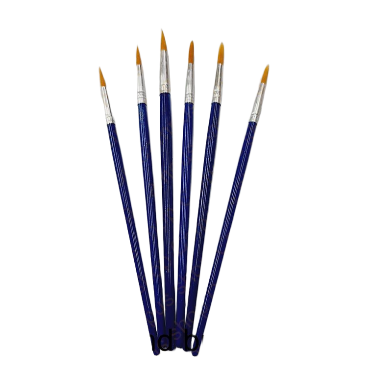 Picture of Yu SI Artis Paint Brushes Acrylic Oil Watercolor 6 Pcs