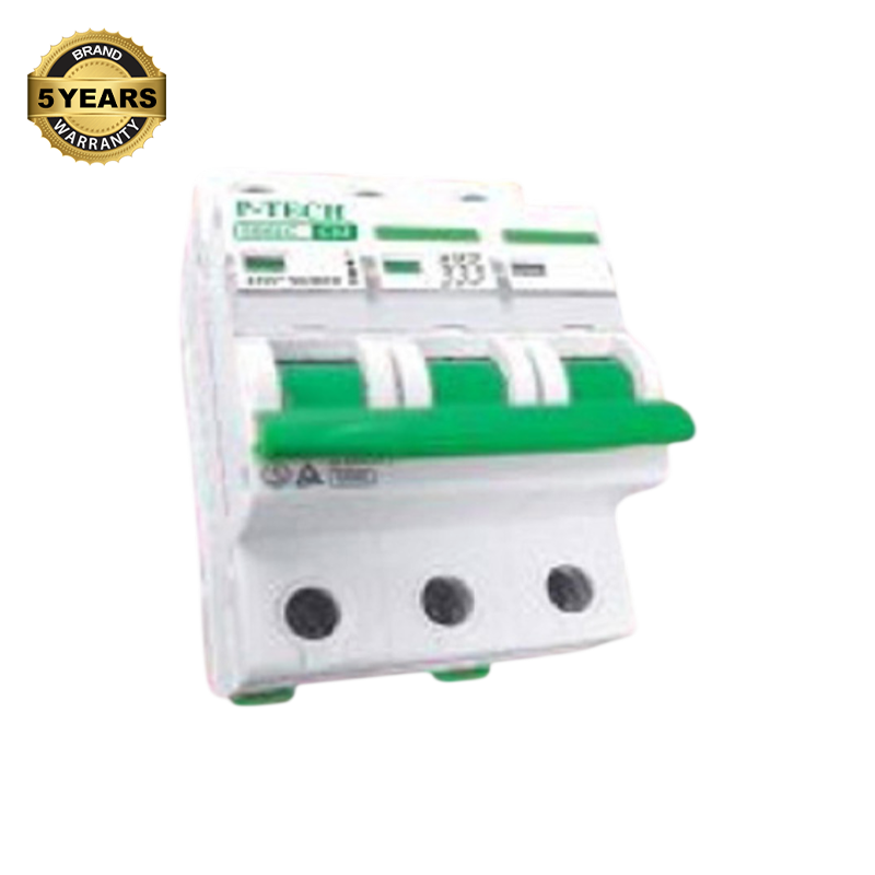 Picture of P-TECH Circuit Breaker  MCB-Triple Pole 63Amp(5 years Warranty)