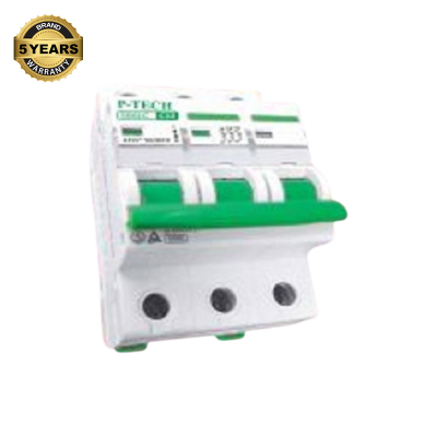 Picture of P-TECH Circuit Breaker  MCB-Triple Pole 63Amp(5 years Warranty)