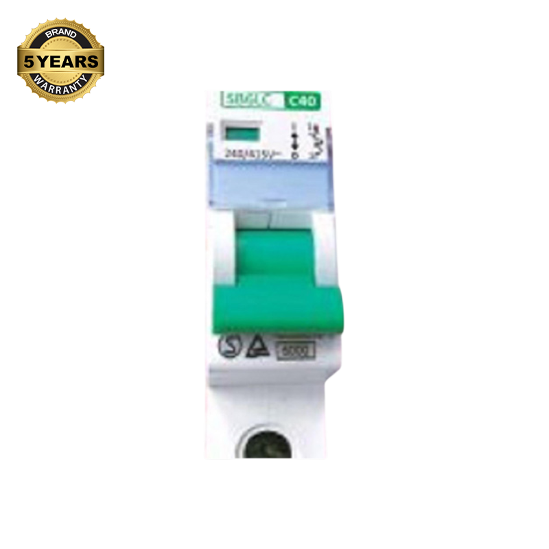 Picture of P-TECH Circuit Breaker   MCB-Single Pole 02Amp(5 years Warranty)