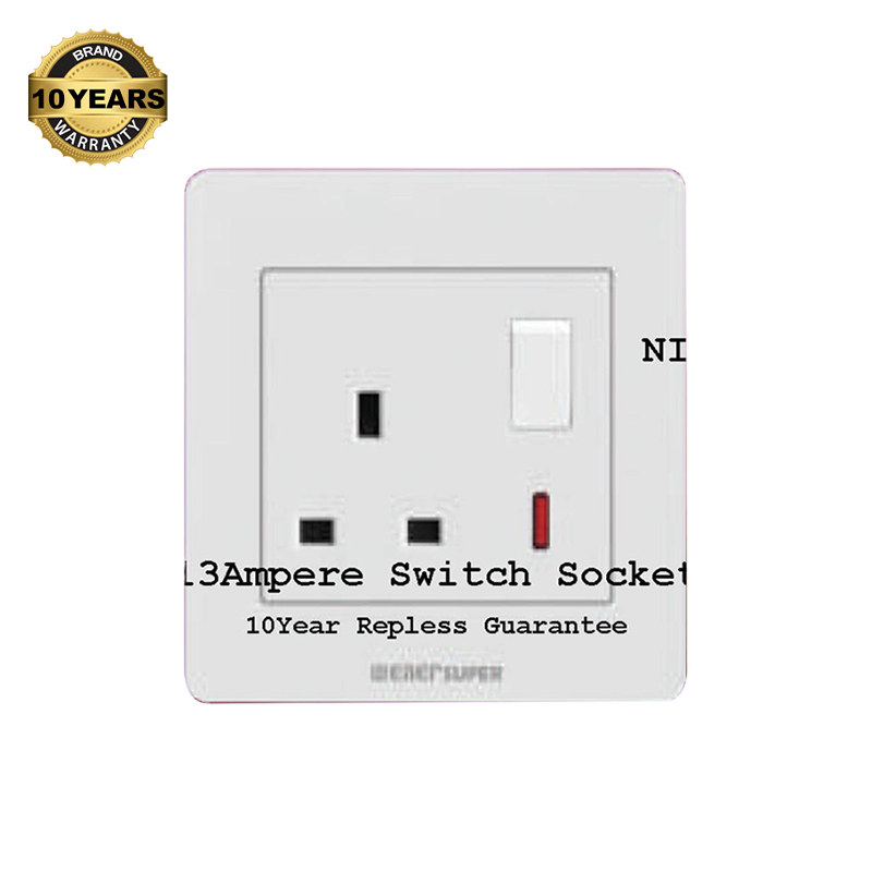 Picture of Wiener Super  Premium Quality 13 Ampere Switch Socket  -(10 Years Repless Warranty)