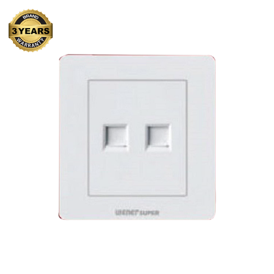 Picture of Wener Super  Premium Quality Telephone & Internet Socket -(3 Years Repless Warranty)