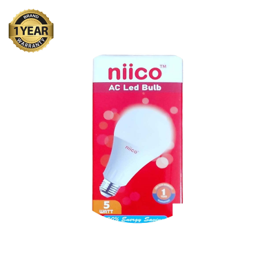Picture of ECO LED Bulb Premium Quality niico-5 Watt Pass Type holder (1 Year Warranty)