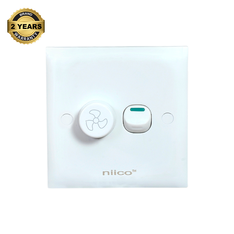 Picture of NIICO Classic Heavy Duty Fan Dimmer Wall Switch ( 2 Year Warranty)