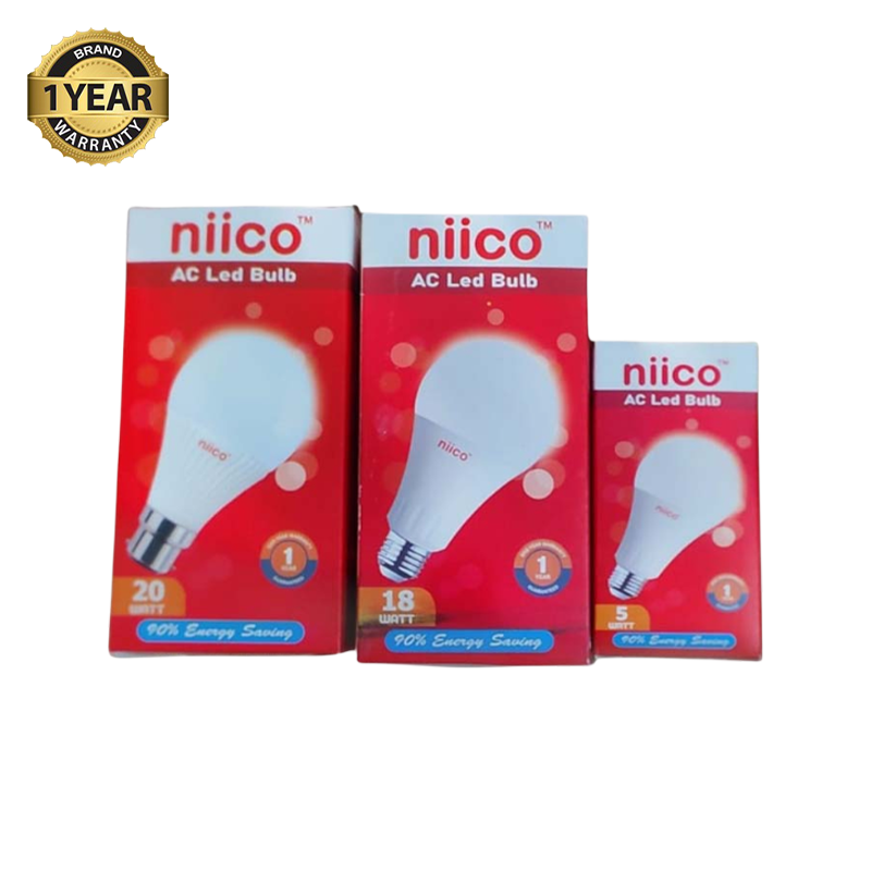 Picture of ECO LED Bulb Premium Quality niico-18 Watt Pin Type holder (1 Year Warranty)