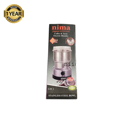 Picture of Nima Heavy Duty Electric Blender 2 In 1 Electric Spice Grinder & Juicer With  Stainless Steel Bowl -5 year Lifetime
