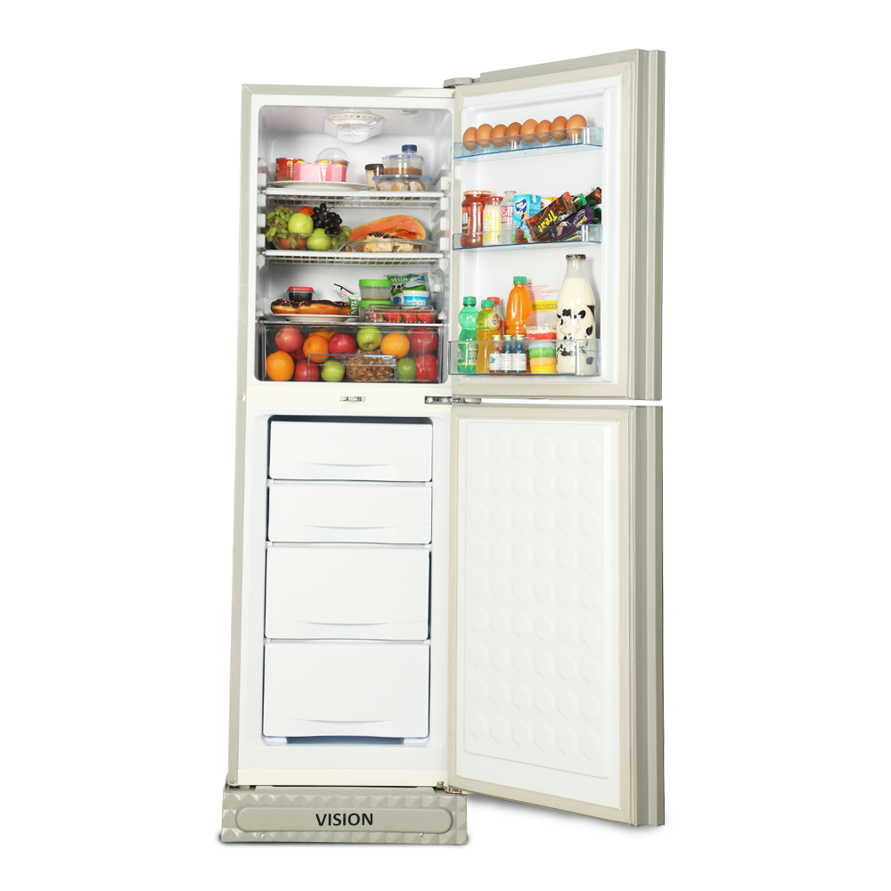 Picture of ViGO Refrigerator RE-252 L Lotus Flower Blue Bottom Mount Picture of ViGO Refrigerator RE-252 L Lotus Flower Blue Bottom Mount