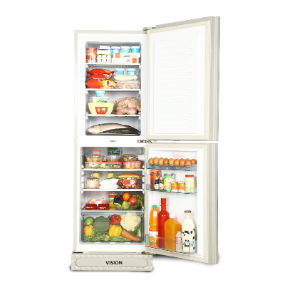 Picture of VISION GD Refrigerator RE 262 L Black Flower 1 Top Mount Picture of VISION GD Refrigerator RE 262 L Black Flower 1 Top Mount