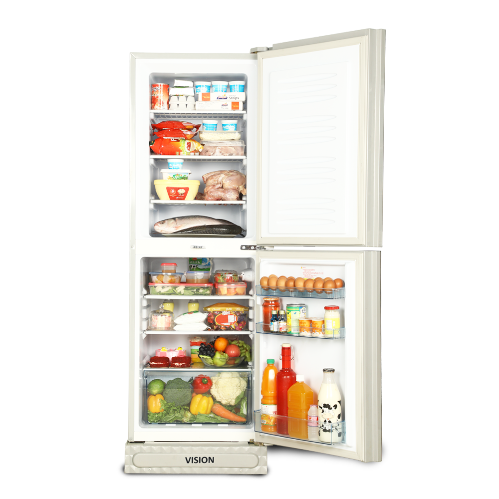 Picture of VISION Glass Door Top Mount Refrigerator RE-262 Litre Mirror Iris 