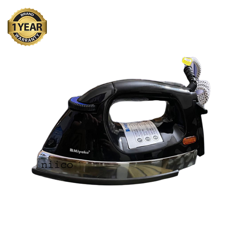 Picture of Miyako Non-Stick Ceramic coating Heavy Weight Dry Iron - Iron Machine Model : El - 140 - Effortlessly Iron Clothes With Automatic Heavy-Weight Dry Iron:1 Year Warranty