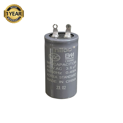 Picture of Niico Ceiling Fan Durable Capacitor Korea Standard Model NIICO-BM=3.5uf =450 V.AC (Made In China ) Capacitor=3.5 UF=1 Year Warranty