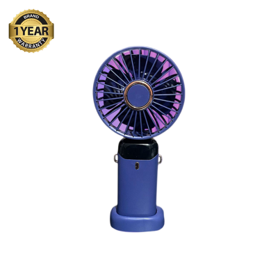 Picture of Mini USB Lithium battery Heavy Duty Rechargeable Portable Handheld cooling Fan With Disply System - 5 year life Time=Model-N15-001(1 Year warranty )