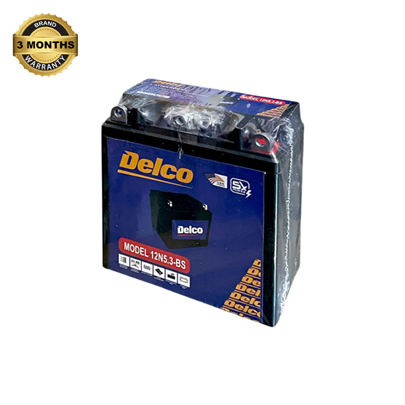 Picture of 12 Volt Discover/TVS Honda Motorcycle  Battery Maintenance Free Model-12N5.3-BS (12Volt 5.3 Ah)-3 Month Warranty
