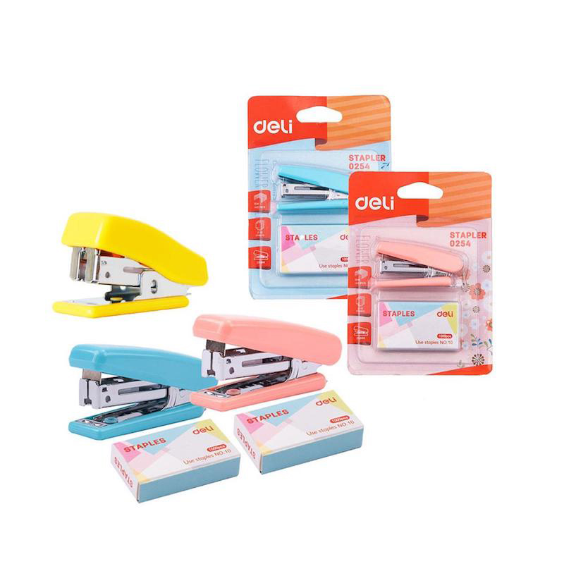Picture of Deli Pocket Size Mini Stapler & Staples Set 0353