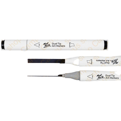 Picture of Mont Marte Dual Tip Art Marker - Black