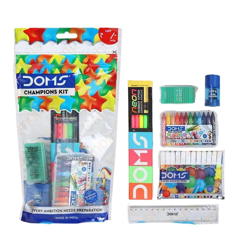 Picture of DOMS Champions Kit 6pcs Art Set for Kids Education, painting, Drawing & Arts