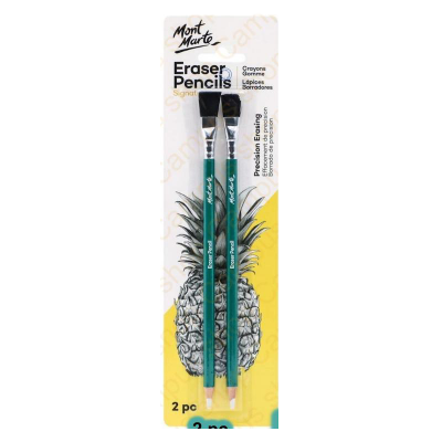 Picture of Mont Marte Brush Pencils Eraser 2Pc - Mechanical Pencil