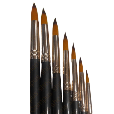 Picture of keep smiling brush set (acrylic and oil paints) 7pcs