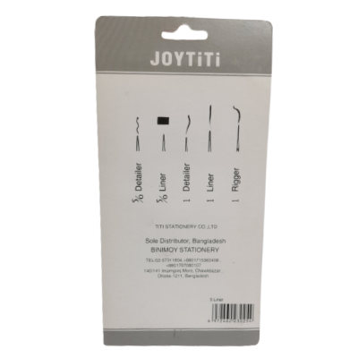 Picture of Joy Titi Micro Painting Brush - 5 pcs (2 Detailar, 2 Liner, 1 Rigger)