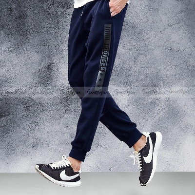 Picture of Premium Quality Navy Cotton Trendy Joggers for Men.