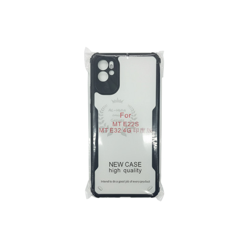 Picture of Xundd Back Cover for Motorola Moto E22s / Motorola Moto E32 4G Transparent Hybrid Hard PC Back Bumper