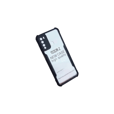 Picture of Xundd Back Cover for itel Vision 2 / itel S16 Pro Transparent Hybrid Hard PC Back Bumper