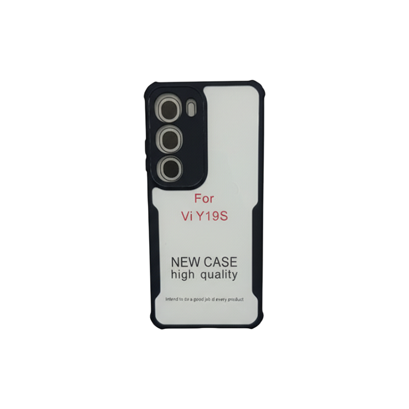 Picture of Xundd Back Cover for vivo Y19s Transparent Hybrid Hard PC Back Bumper