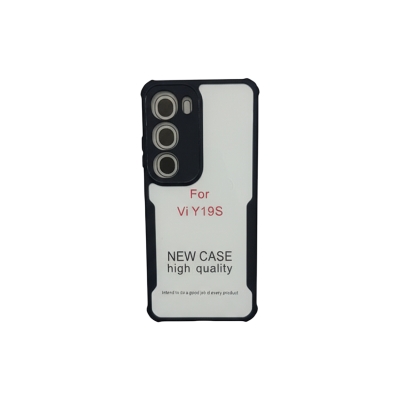 Picture of Xundd Back Cover for vivo Y19s Transparent Hybrid Hard PC Back Bumper