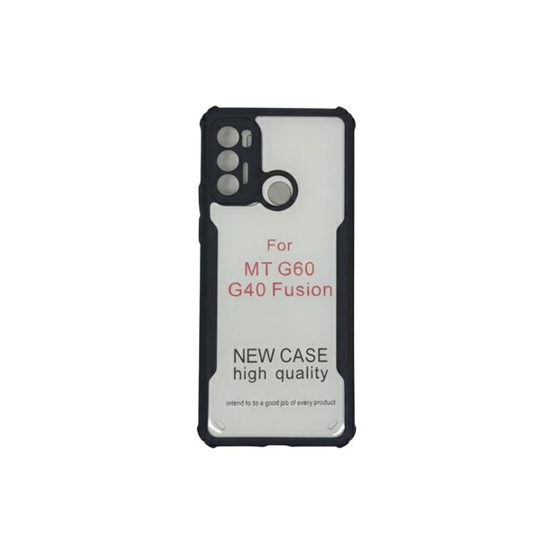 Picture of Xundd Back Cover for Motorola Moto G60 / Motorola Moto G40 Fusion Transparent Hybrid Hard PC Back Bumper