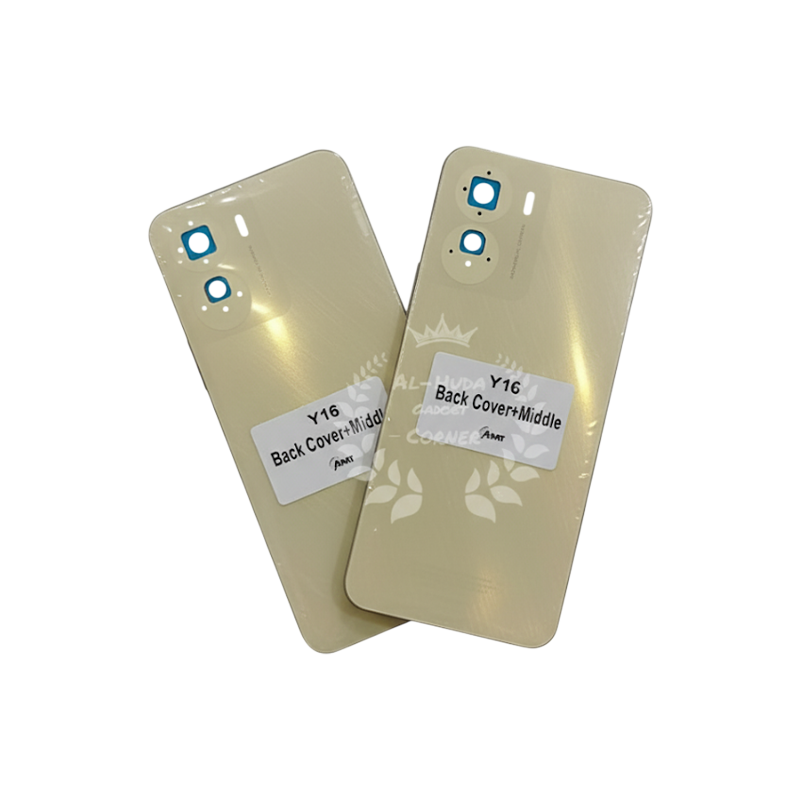 Picture of Replacement Backshell Panel + midel frame for vivo Y16 Battery Back Door Back panel