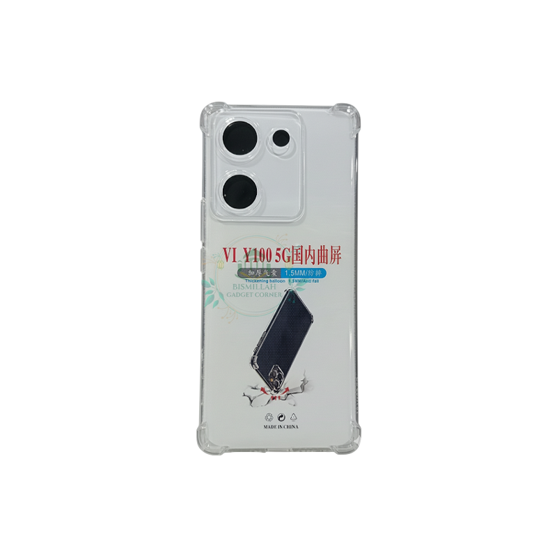 Picture of Transparent back cover For Vivo Y100 5G ( Chaina) back cover Luxury transparent Protect Back Cover Soft Case