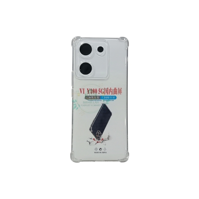 Picture of Transparent back cover For Vivo Y100 5G ( Chaina) back cover Luxury transparent Protect Back Cover Soft Case