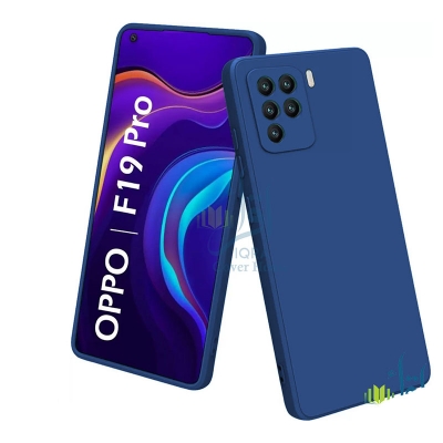 Picture of Premium Liquid Silicone Phone case for OPPO F19 Pro / OPPO A94 Liquid Silicon Mobile Back Case Soft Silicone Phone Cover