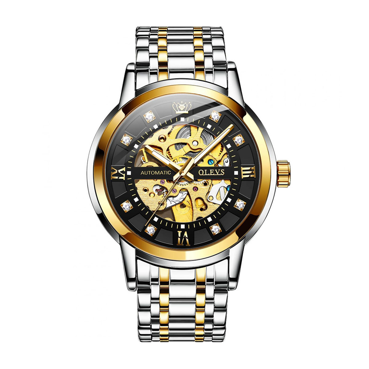 Picture of Olevs 9901 Stainless Steel Automatic Mechanical Wrist Watch For Men