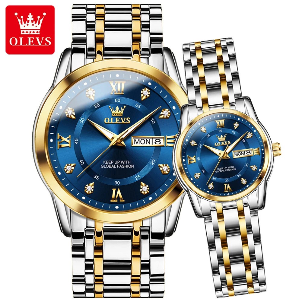 Picture of OLEVS 5513C Stainless Steel Analog Wrist Watch For Couple