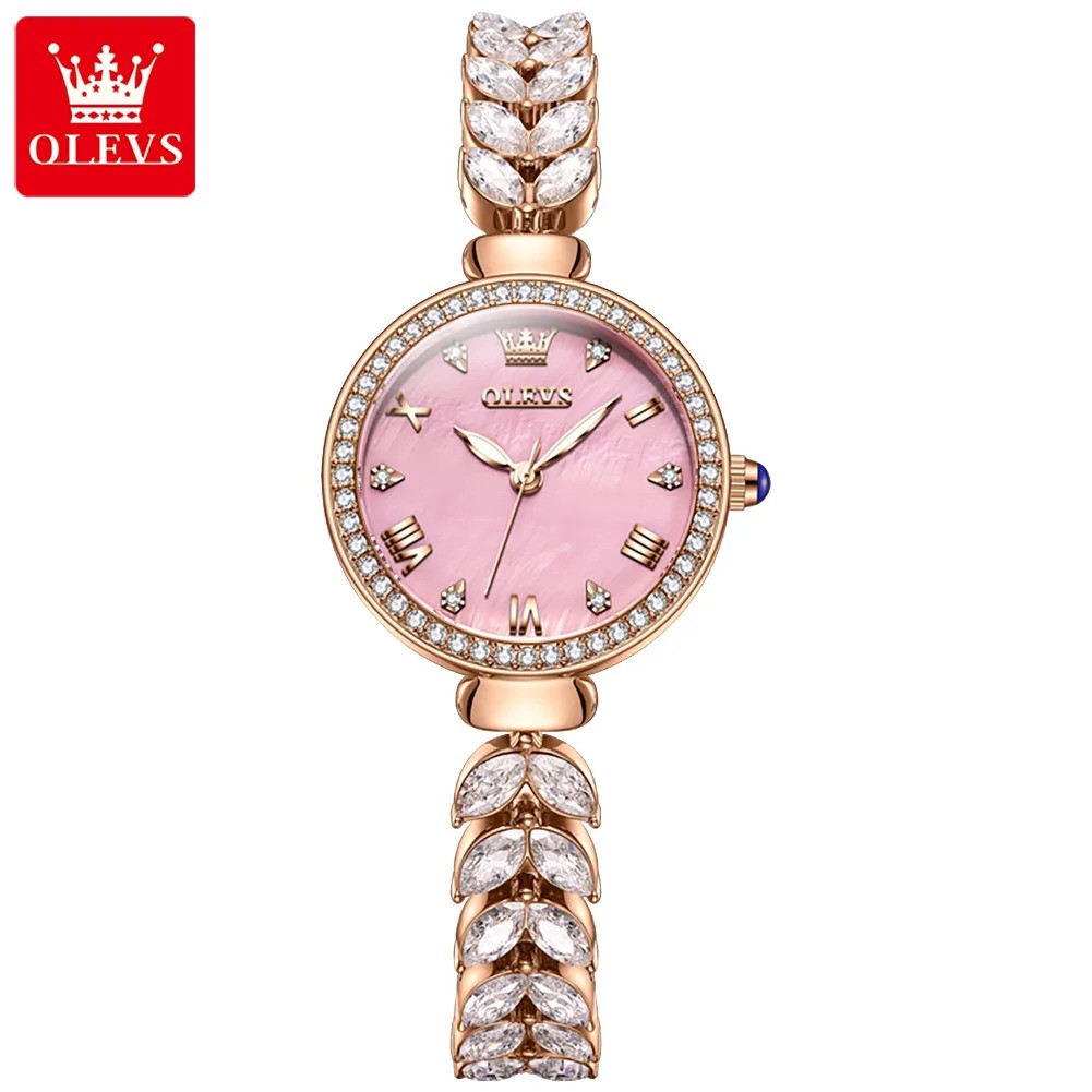 Picture of Olevs 9971 Stainless Steel Analog Wrist Watch For Women