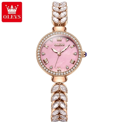 Picture of Olevs 9971 Stainless Steel Analog Wrist Watch For Women