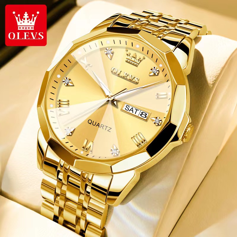 Picture of Olevs 9941 Stainless Steel Analog Wrist Watch For Men