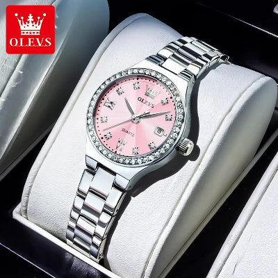 Picture of Olevs 5628 Stainless Steel Analoge Wrist Watch For Women