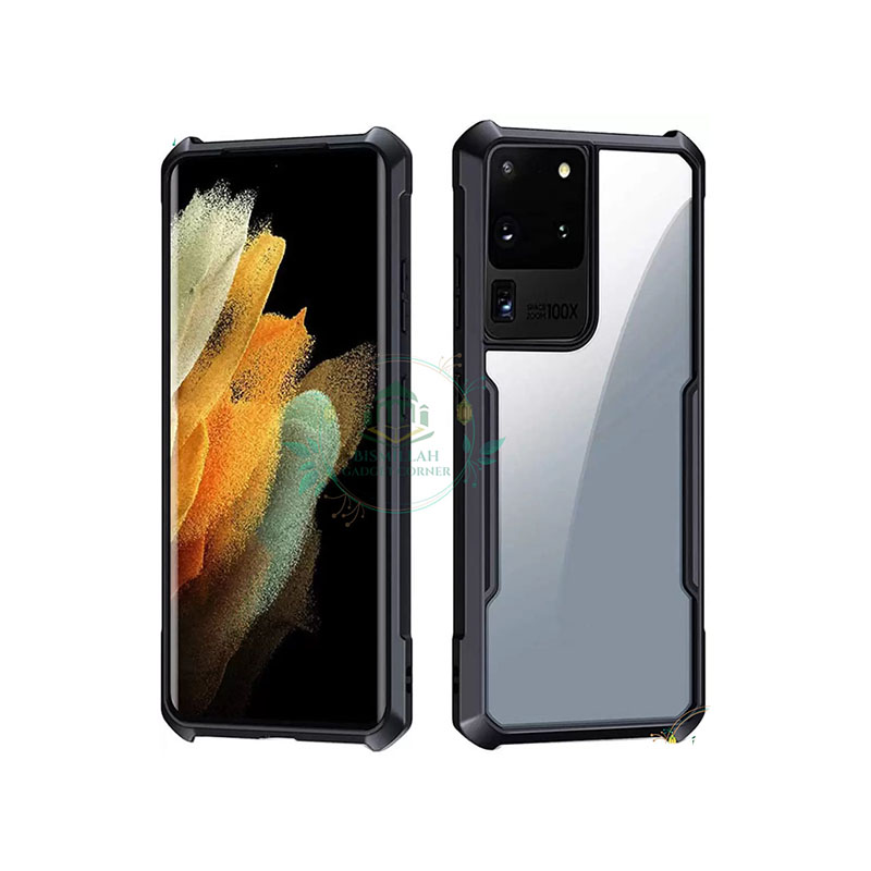 Picture of Xundd Back Cover for Samsung Galaxy S20 Ultra Transparent Hybrid Hard PC Back Bumper