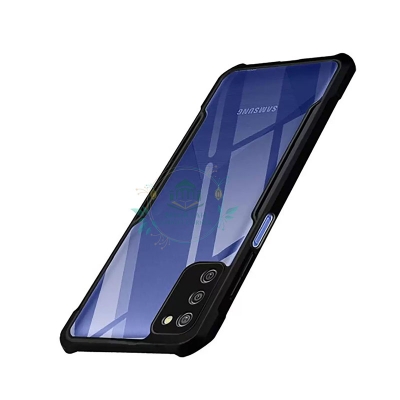 Picture of Xundd Back Cover for Samsung Galaxy A03s Transparent Hybrid Hard PC Back Bumper