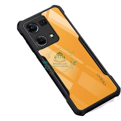 Picture of Xundd Back Cover for Oppo F21 Pro 4G / Oppo F21s Pro Transparent Hybrid Hard PC Back Bumper