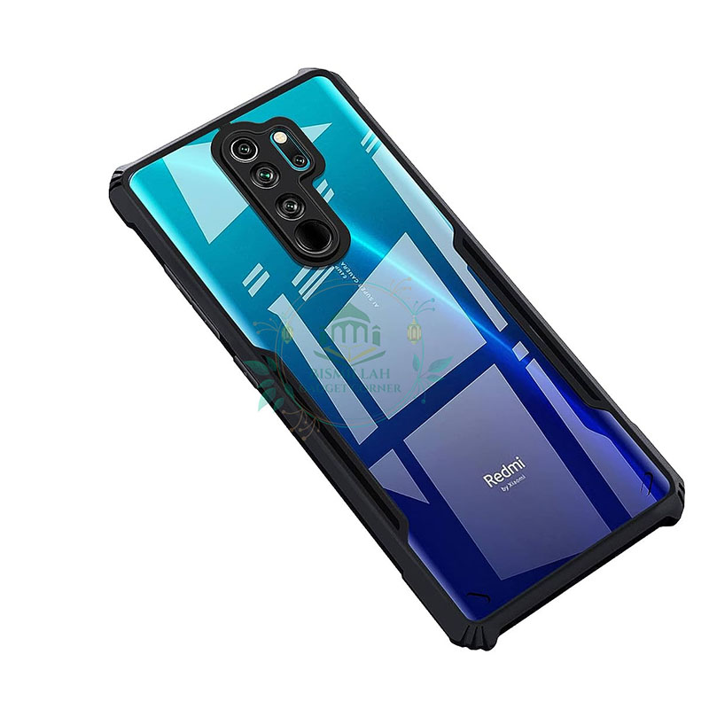 Picture of Xundd Back Cover for Xiaomi Redmi 9 / Redmi 9 Prime / Poco M2 / Poco M2 Reloaded Transparent Hybrid Hard PC Back Bumper