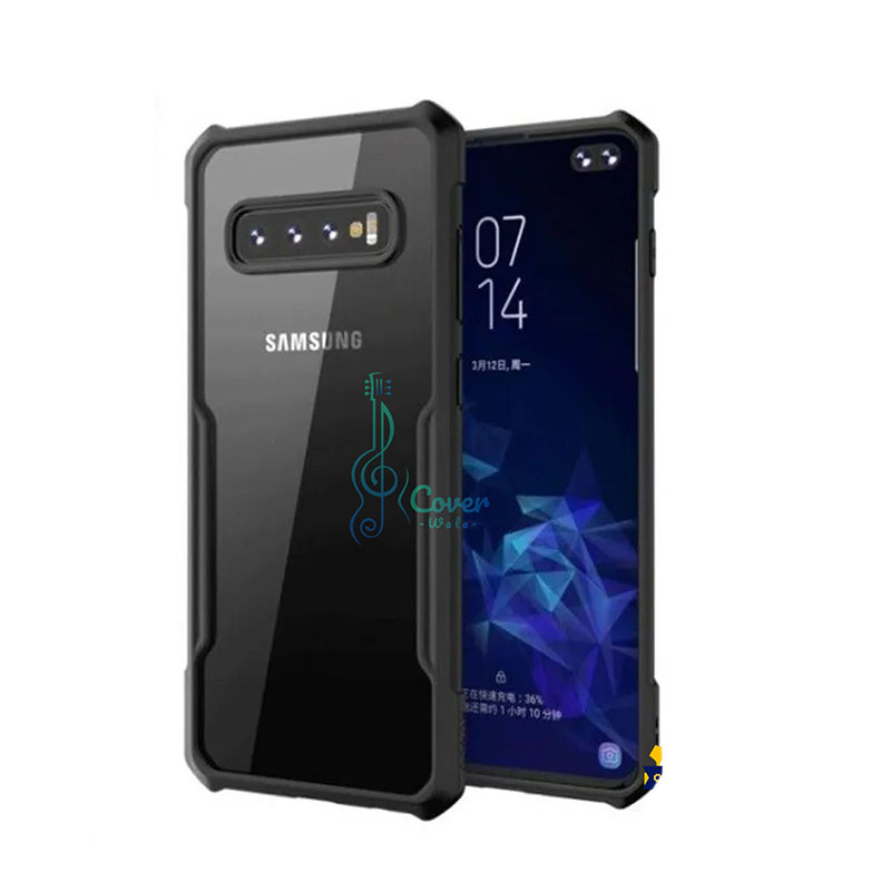 Picture of Xundd Back Cover for Samsung Galaxy S10+ 5G / Samsung Galaxy S10 Plus 5G Transparent Hybrid Hard PC Back Bumper
