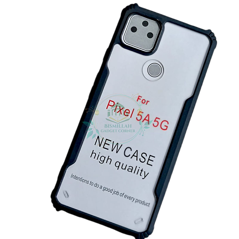 Picture of Xundd Back Cover for Google Pixel 5A 5G Transparent Hybrid Hard PC Back Bumper