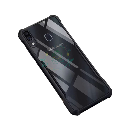 Picture of Xundd Back Cover for Samsung Galaxy A10s / Samsung Galaxy M01s / Samsung Galaxy A20 Transparent Hybrid Hard PC Back Bumper